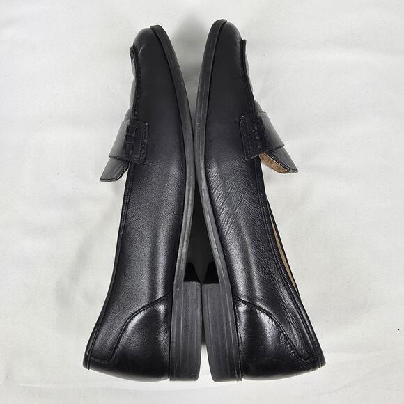 NATURALIZER WOMEN'S BLACK LEATHER MILO COMFORT LOAFERS SIZE 8.5M PENNY STYLE - Picture 12 of 13